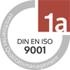 1a Zertifiziertes Qualitätsmanagement, DIN EN ISO 9001